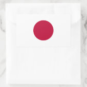 日の丸 長方形シール (バッグ)