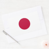 日の丸 長方形シール (封筒)