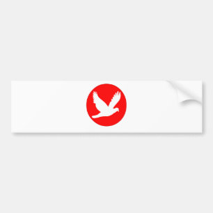 日の丸＆鳩.png バンパーステッカー
