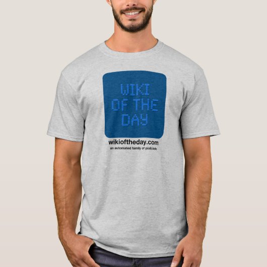 日の人のTシャツのWiki Tシャツ (正面)