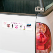 日の仕事のステッカーのすべて バンパーステッカー (トラック上)