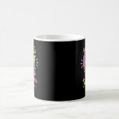 日の先生絞り染めあなたはテストスコア以上である コーヒーマグカップ (中央)