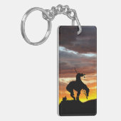 日の入った歩道の終点 キーホルダー (正面左)