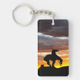 日の入った歩道の終点 キーホルダー