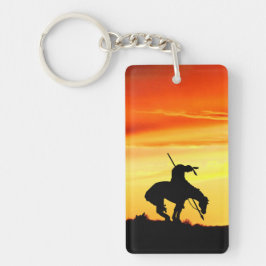 日の入った歩道の終点 キーホルダー