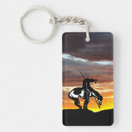 日の入った歩道の終点 キーホルダー