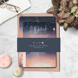 日の入って月の出 招待状ベリーバンド