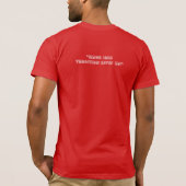 日の入りへの騎乗 –カウボーイのシルエットTシャツ Tシャツ (裏面)