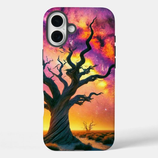 日の入りツリーシーンのスマホケース Case-Mate iPhoneケース (裏面)