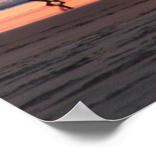 日の入り日 ポスター (角)