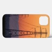 日の入り時のパワーパイロン Case-Mate iPhoneケース (裏面 (横))