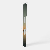 日の入り時のヴィンテージな小島 iPhone 16ケース (右側面)