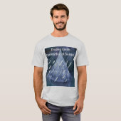 日の入り時の凍った大地の形成 Tシャツ (正面フル)
