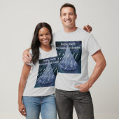 日の入り時の凍った大地の形成 Tシャツ (ユニセックス)