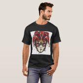 日の入り時の象 Tシャツ (正面フル)