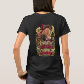 日の入り海賊、テキーラ愛飲 海賊 Tシャツ (裏面)