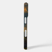 日の入り空の下に佇む輝く坐禅仏 Case-Mate iPhoneケース (裏面 / 右)