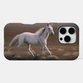 日の入り馬のiPhone/iPadケース iPhoneケース (裏面横)
