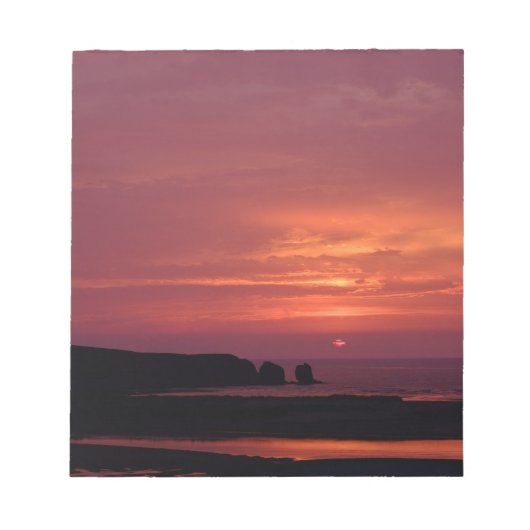 日の入り3 ノートパッド (正面)