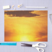 日の入り、日、空、風景、日の出、夏 薄葉紙 (クラフト)