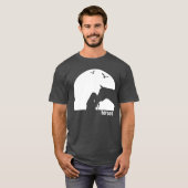 日の入り 馬に乗る 最高の友達 Tシャツ (正面フル)