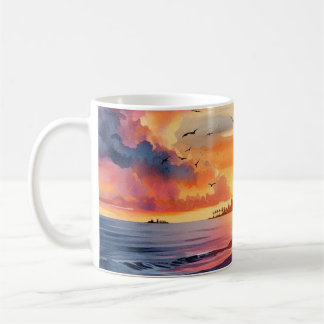 日の入り 11oz コーヒーマグ コーヒーマグカップ