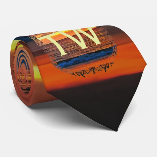 日の入1577モノグラム ネクタイ (ロール)