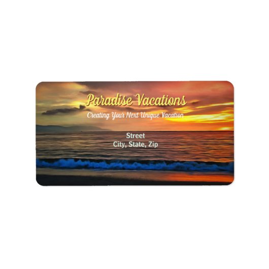 日の入1577住所 ラベル (正面)