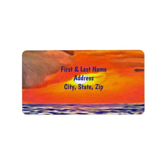 日の入2443アドレス ラベル (正面)