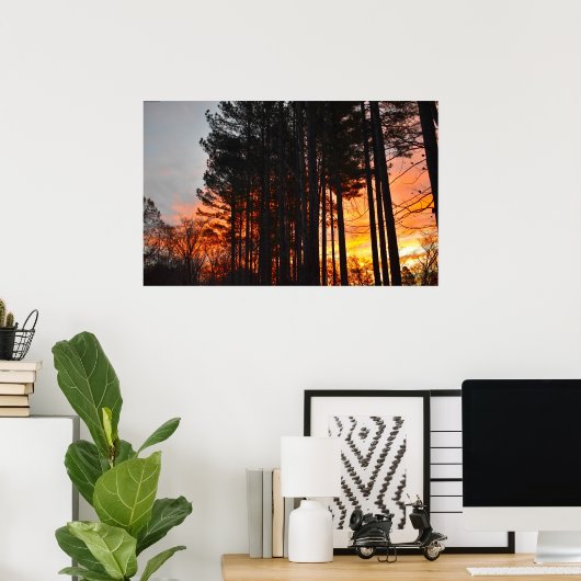 日の入 ポスター (ホームオフィス)