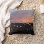 日の入 – 2018年4月6日午後7時34分 クッション (ブランケット)