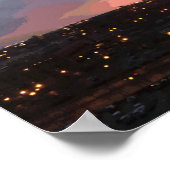 日の入 – 2018年4月6日午後7時34分 ポスター (角)