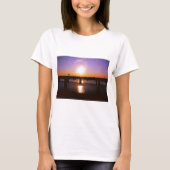 日の出および日没の写真 Tシャツ (正面)