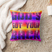 日の出から日の入りまで神はあなたの後ろに Throw Pillow クッション (ブランケット)