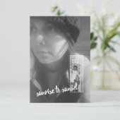 日の出から日没までの葬儀招待状 招待状 (スタンド正面)