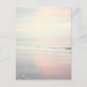 日の出かわいらしビーチシーン ポストカード (正面)
