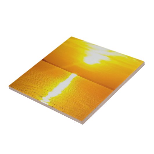 日の出か日没か。 タイル (側面)