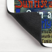 日の出か日没 自由国債を購入せよ マウスパッド (コーナー)