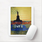 日の出か日没 自由国債を購入せよ マウスパッド (マウス)