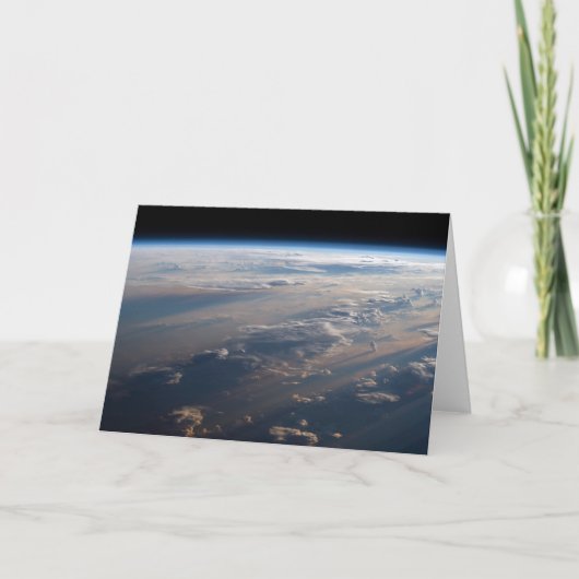 日の出がフィリピン海に長い影を落とす カード (正面)