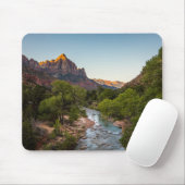 日の出が夜番の上に マウスパッド (マウス)