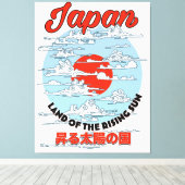 日の出ずる国 日本 キャンバスプリント (インサイチュ (ウッドフロア))