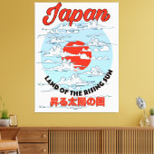 日の出ずる国 日本 キャンバスプリント (インサイチュ (リビング))