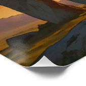 日の出でのストーンヘンジ ポスター (コーナー)