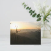 日の出でアパラチア山脈の尾根 ポストカード (スタンド正面)