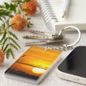 日の出でクレーン キーホルダー (正面右)