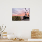 日の出でタグボート ポスター (キッチン)