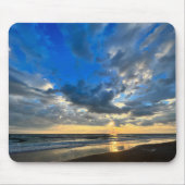 日の出でビーチマウスマット マウスパッド (正面)