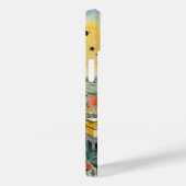 日の出でミツバチがケシやミツバチを飼う Case-Mate iPhoneケース (裏面 / 右)