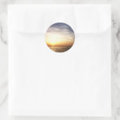 日の出で魚を釣れ ラウンドシール (バッグ)